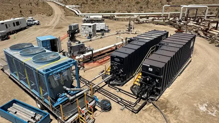 XGS Energy geothermal demonstration at the Coso geothermal field in California