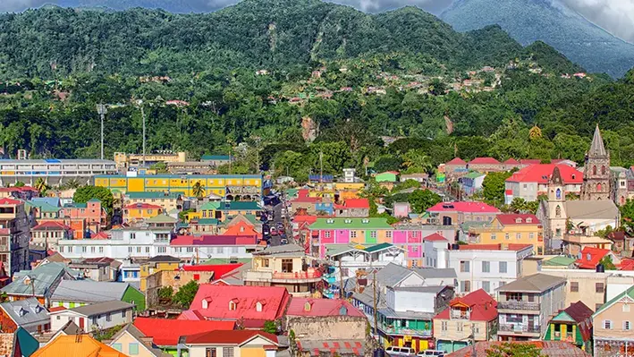 Roseau_Dominica_landscape